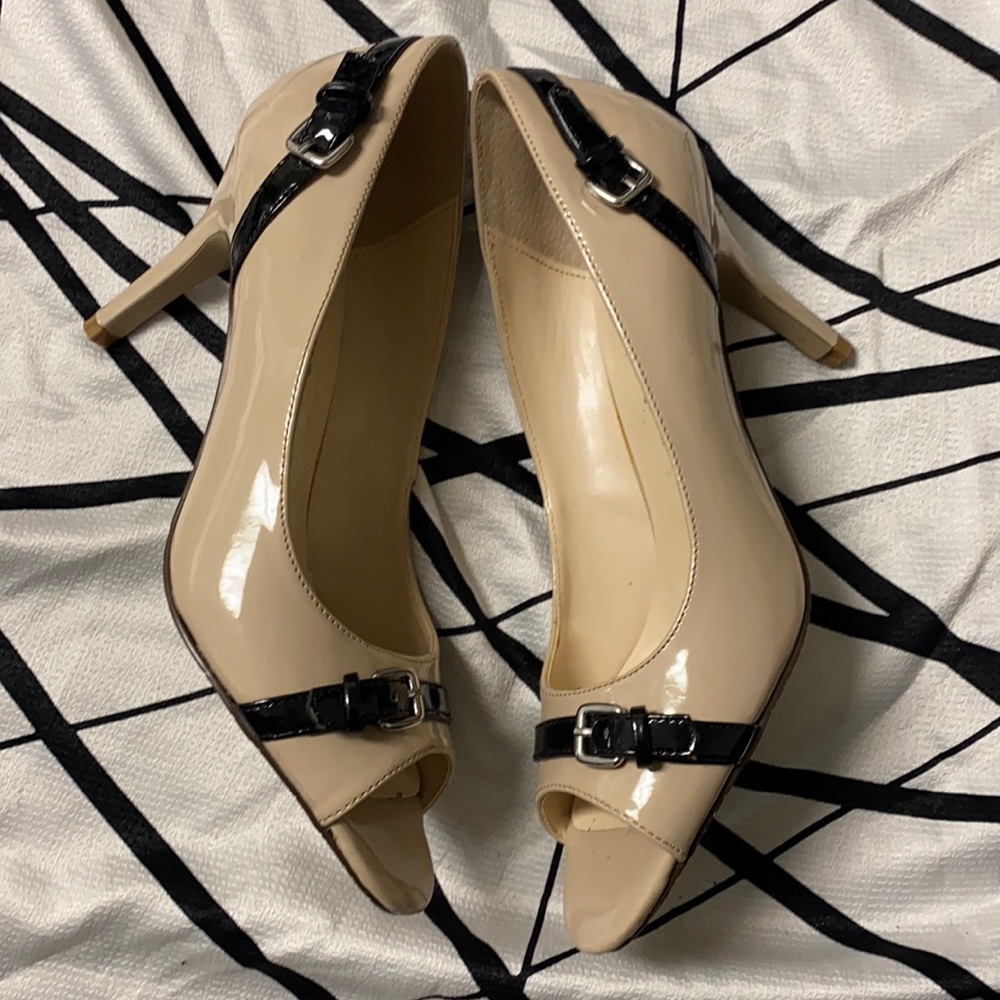 ClassicTimelessNudeBlackEmbellished ShoesNot Used